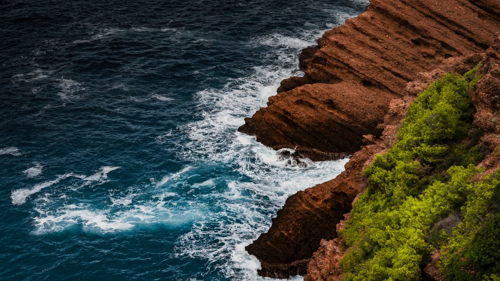 Coastline, Ile Verte, La Ciotat, France - desktop wallpaper