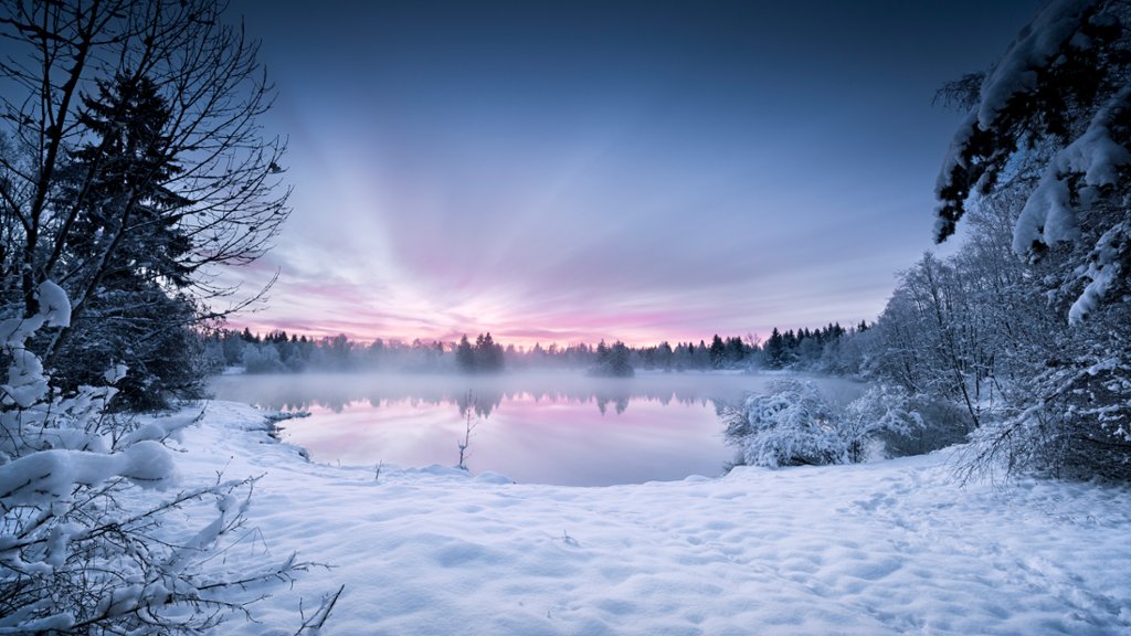 Auensee Lake, Leipzig, Germany. - desktop wallpaper