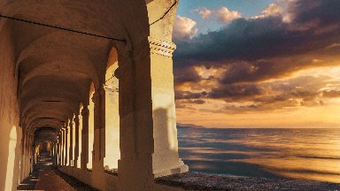Logge di Santa Chiara, Imperia, Italy - desktop wallpaper