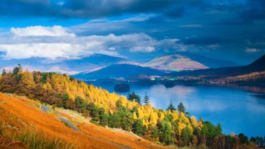 Lake District National Park in Autumn, England - desktop wallpaper