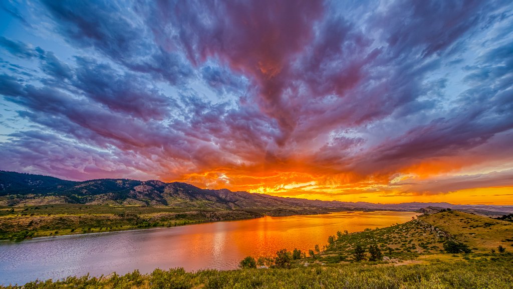 Horsetooth Reservoir, Fort Collins, CO - desktop wallpaper