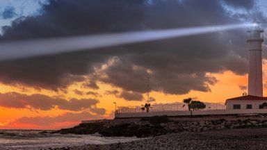 Faro Torrox, Torrox Costa, Malaga, Spain - desktop wallpaper