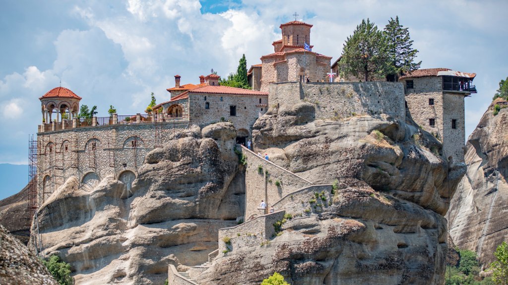 Monastery of Varlaam, Greece - desktop wallpaper