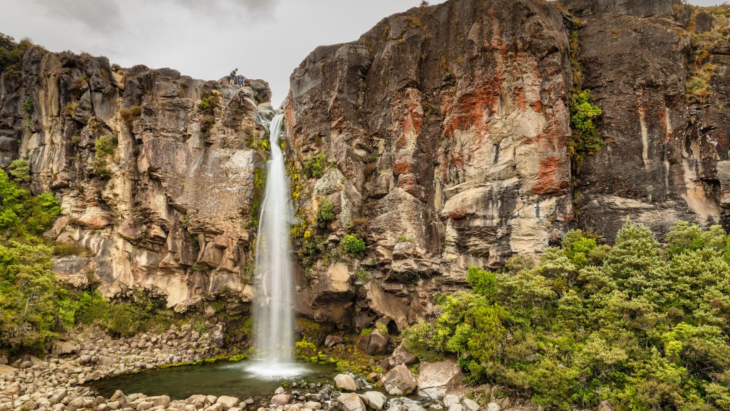 Unesco Site, Taranaki Falls, Tongariro National Park, NZ - desktop wallpaper