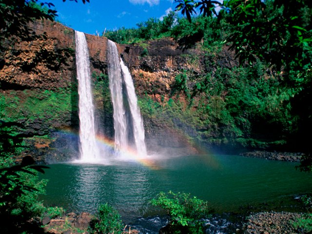 Wailua Falls, Kauai, Hawaii
