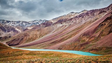 Chandra Taal Lake, Himachal Pradesh, India - desktop wallpaper