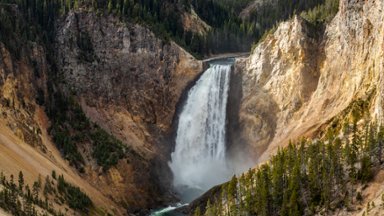 Lower Falls, Yellowstone National Park, Wyoming - desktop wallpaper