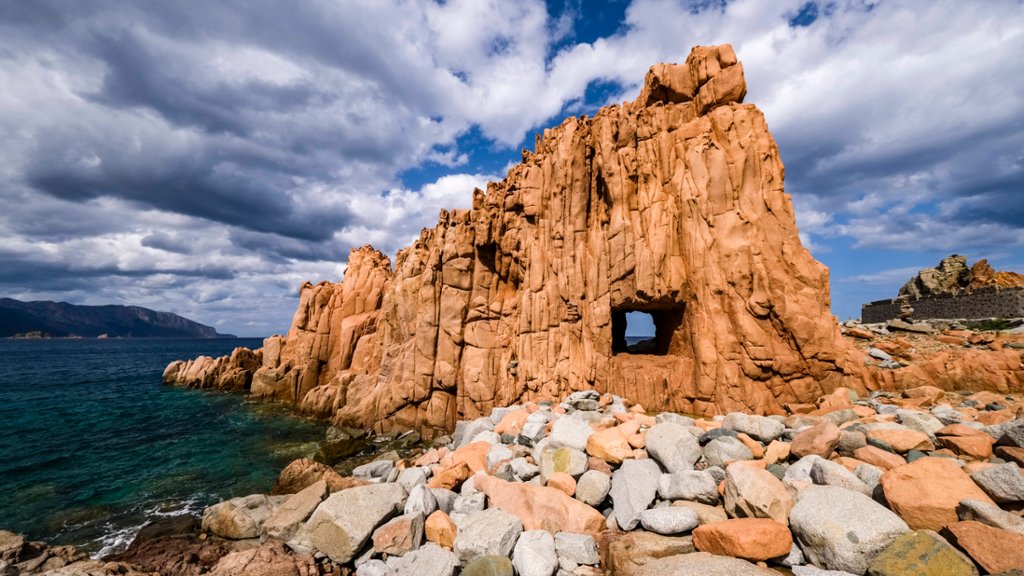 Rocce Rosse, Arbatax, Sardinia, Italy - desktop wallpaper