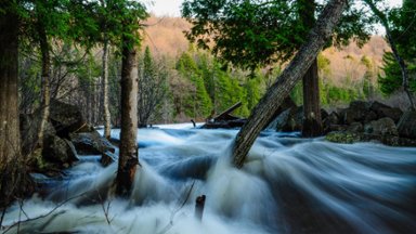 Raquette River, Adirondack Mountains, NY - desktop wallpaper