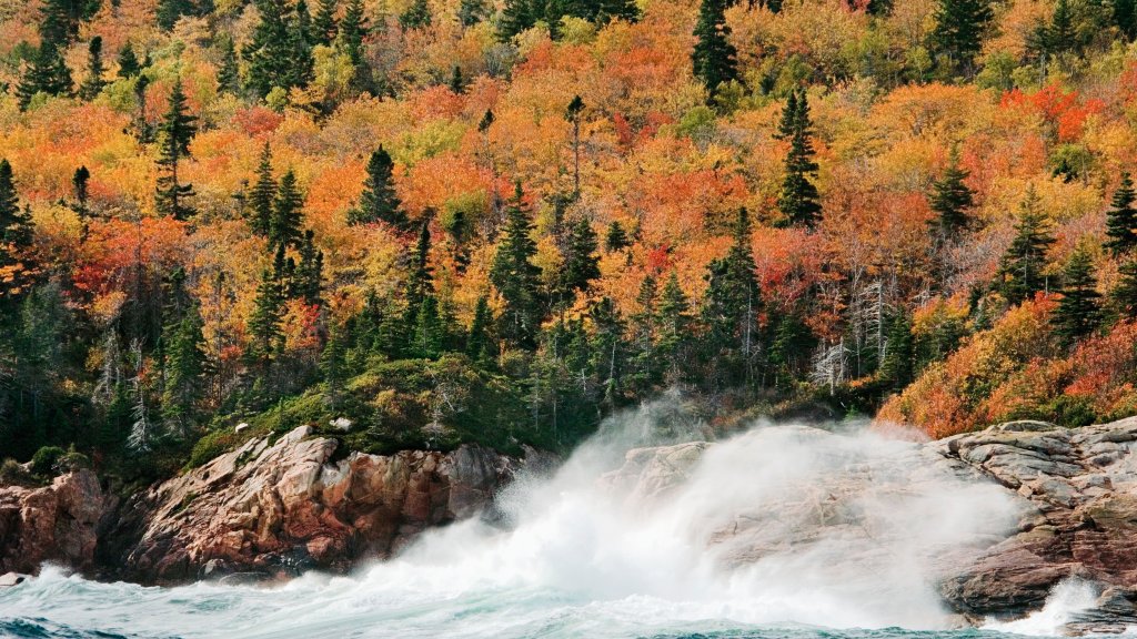 Neils Harbour, Cape Breton Highlands NP, Nova Scotia, Canada - desktop wallpaper