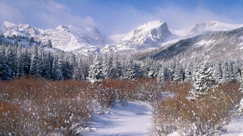 Glacier Creek, Rocky Mountain National Park, CO - desktop wallpaper