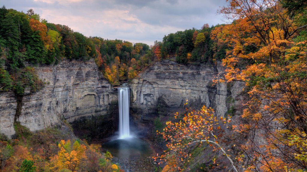 Taughannock Falls, Taughannock Falls State Park, NY - desktop wallpaper