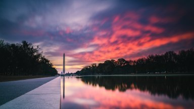Lincoln Memorial Reflecting Pool, Washington DC - desktop wallpaper
