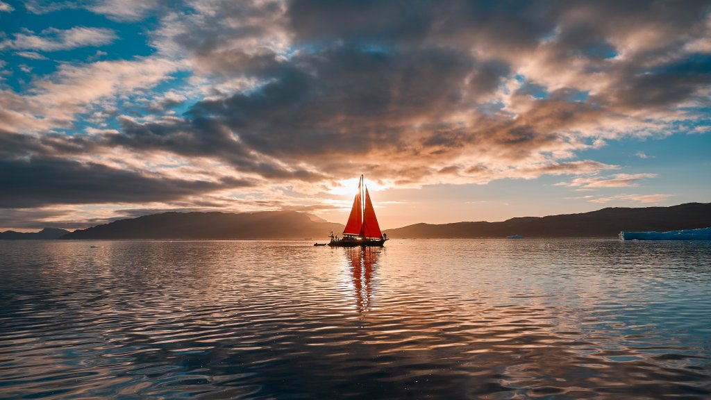 Icefjord, Greenland - desktop wallpaper