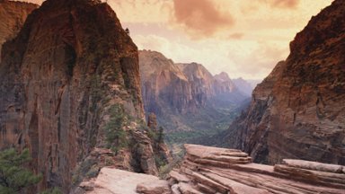 Angels Landing, Zion National Park, Utah - desktop wallpaper