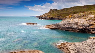 Prussia Cove, Cornwall, UK - desktop wallpaper