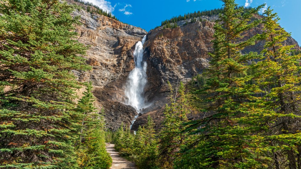 Takakkaw Falls, Yoho National Park, BC, Canada - desktop wallpaper