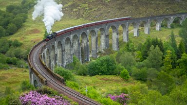 Jacobite Steam Train, Scotland - desktop wallpaper