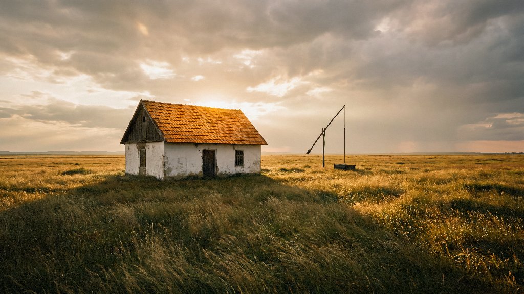 UNESCO Site, Pastoral Hut, Hortobagy NP, Hungary - desktop wallpaper