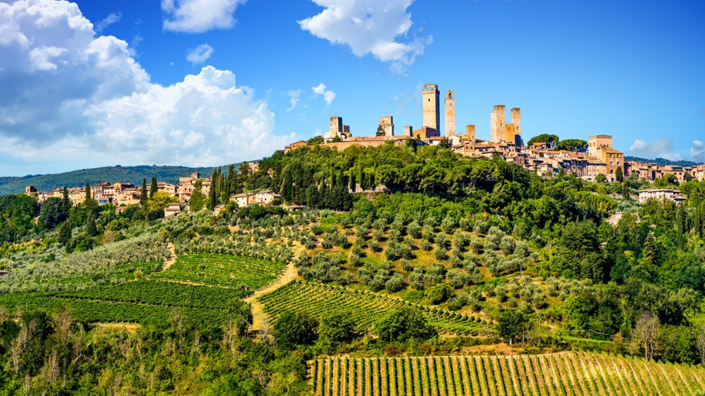 San Gimignano, Tuscany, Italy - desktop wallpaper