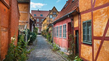 Historic Houses, Helsingor, Denmark - desktop wallpaper