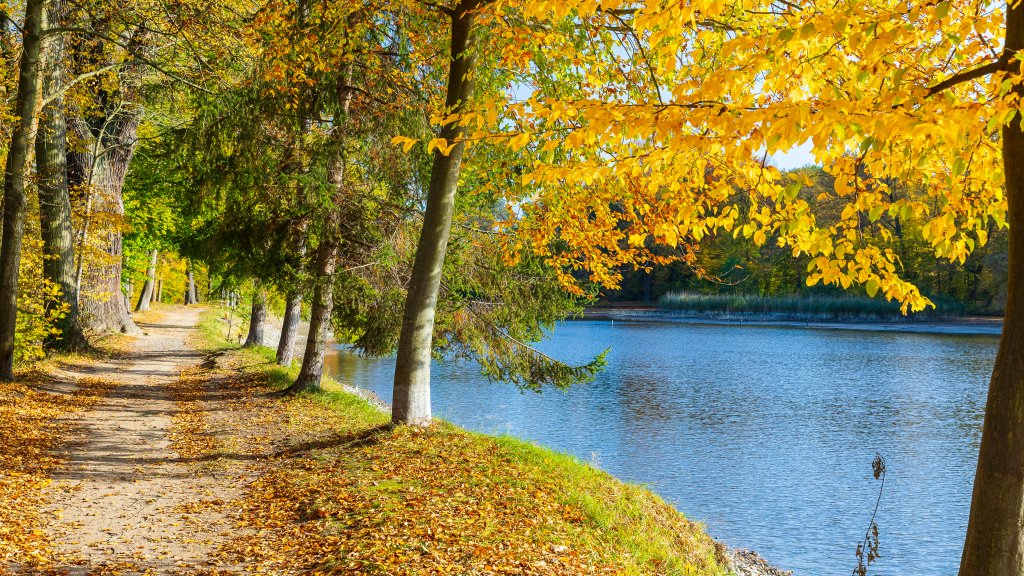 Hermsdorf Castle Park, Germany - desktop wallpaper