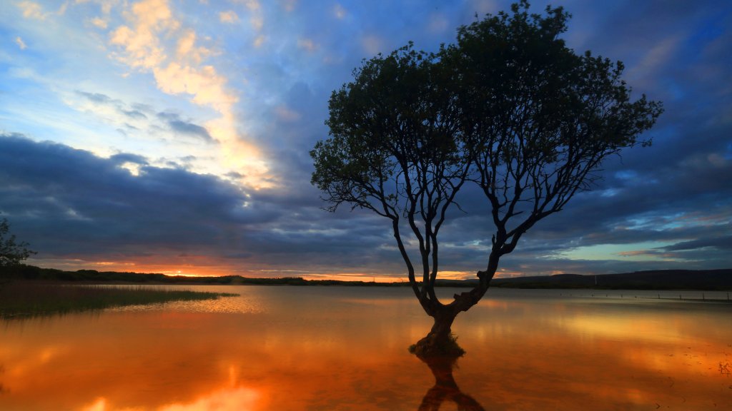 Kenfig Pool, Kenfig Nature Reserve, Wales - desktop wallpaper