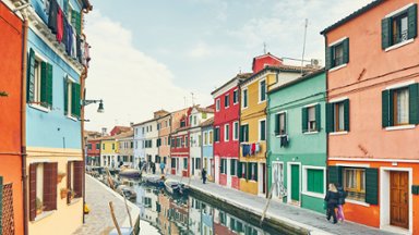 The Colors of Burano, Venice, Italy - desktop wallpaper