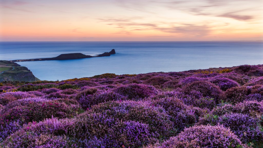 Worms End, Rhossili Bay, Gower Peninsula, Wales - desktop wallpaper
