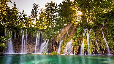 Plitvice Lakes National Park, Croatia - desktop wallpaper