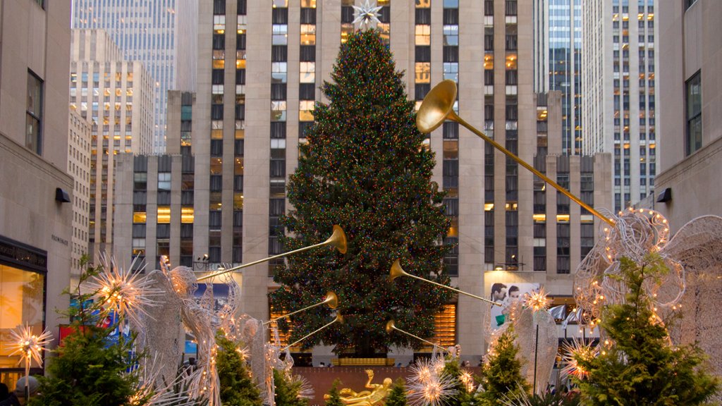Christmas Tree, Rockefeller Center, New York - desktop wallpaper