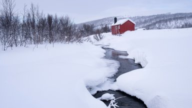 Hytte, Finnmark Plateau, Norway - desktop wallpaper