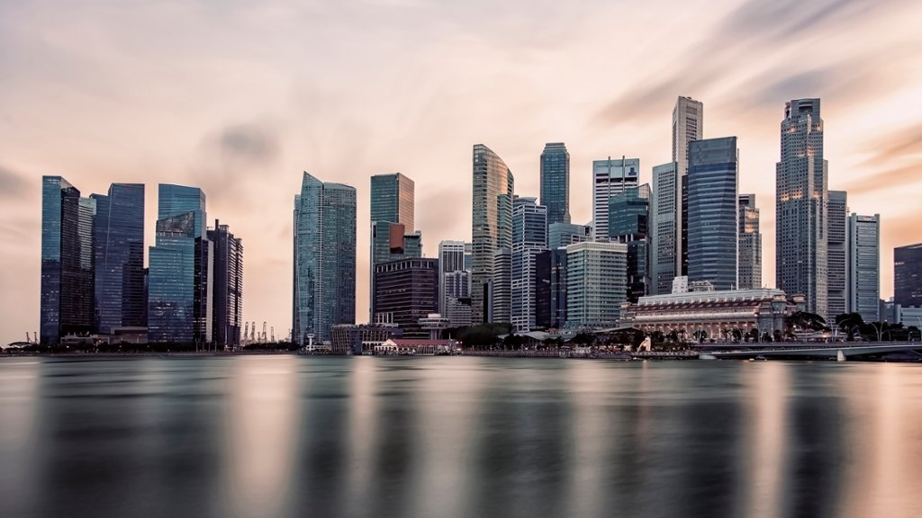 Marina Bay, Singapore - desktop wallpaper