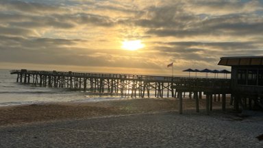 Flagler Pier, Flagler Beach, Florida - desktop wallpaper