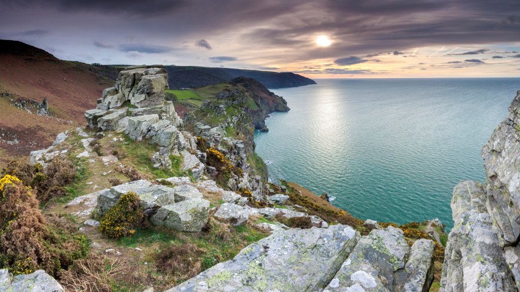 Valley of the Rocks, Exmoor National Park, UK - desktop wallpaper