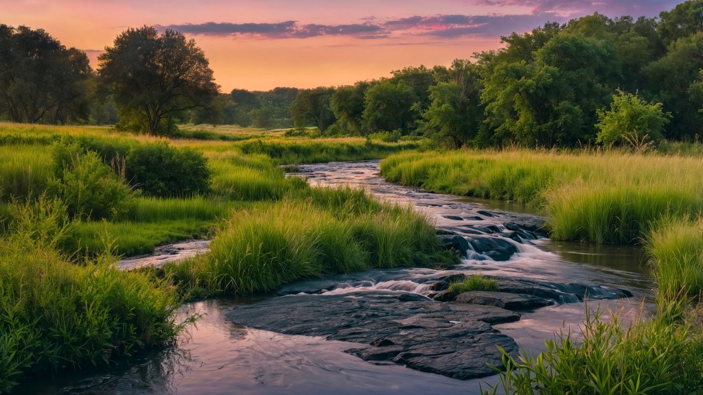 Neisse Tributary, Germany - desktop wallpaper