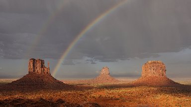 West and East Mitten Buttes, Arizona - desktop wallpaper