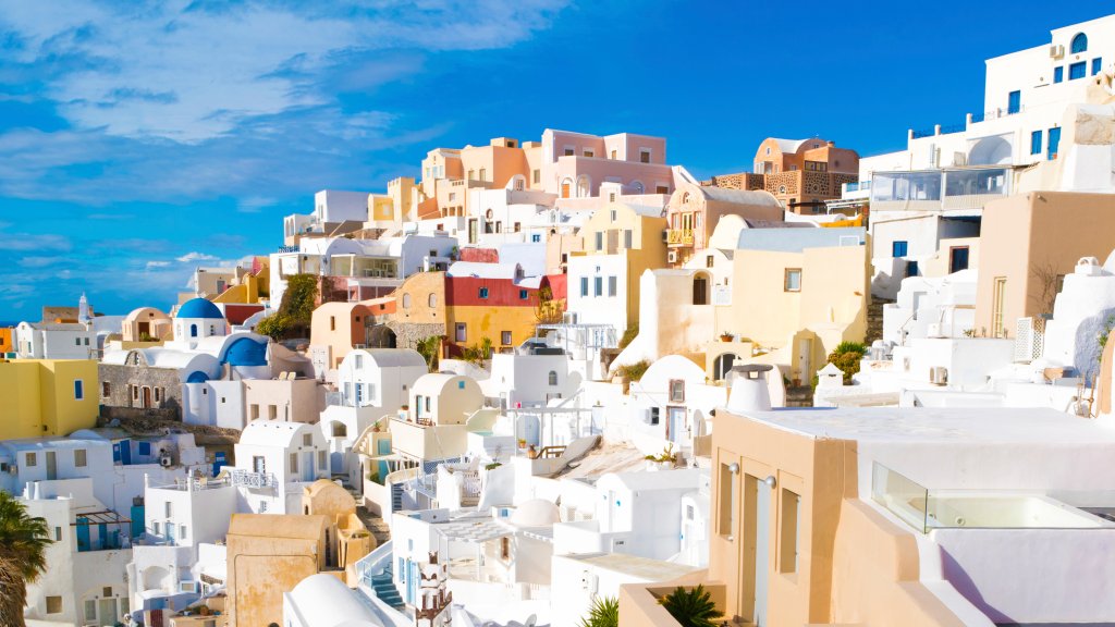 Santorini, Greece - desktop wallpaper