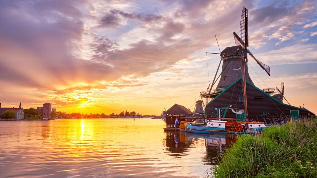 Zaanse Schans, Zaandam, Netherlands - desktop wallpaper