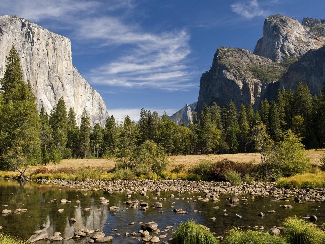 Gates of the Valley, Yosemite National Park, CA - desktop wallpaper