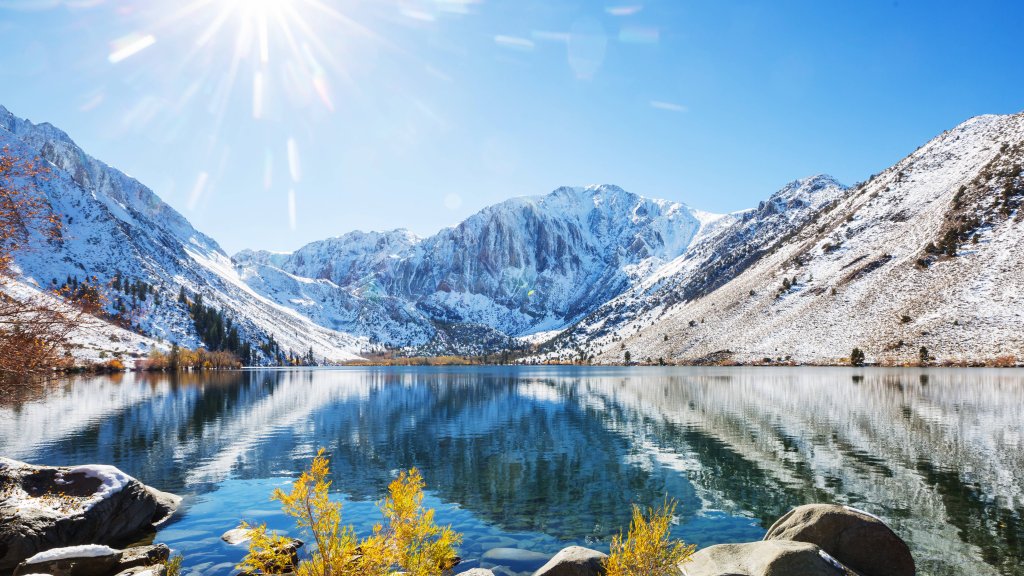 Sierra Nevada Mountains, California - desktop wallpaper