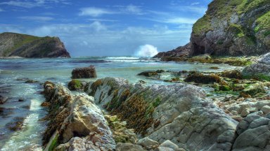 Lulworth Cove, Jurassic Coast, Dorset, England - desktop wallpaper