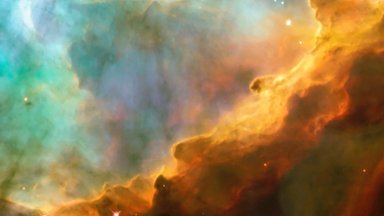 Stars in Swan Nebula - desktop wallpaper