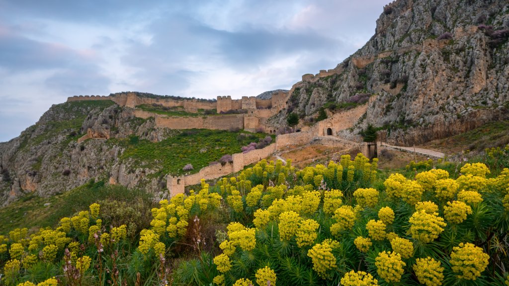 Acrocorinth, Greece - desktop wallpaper