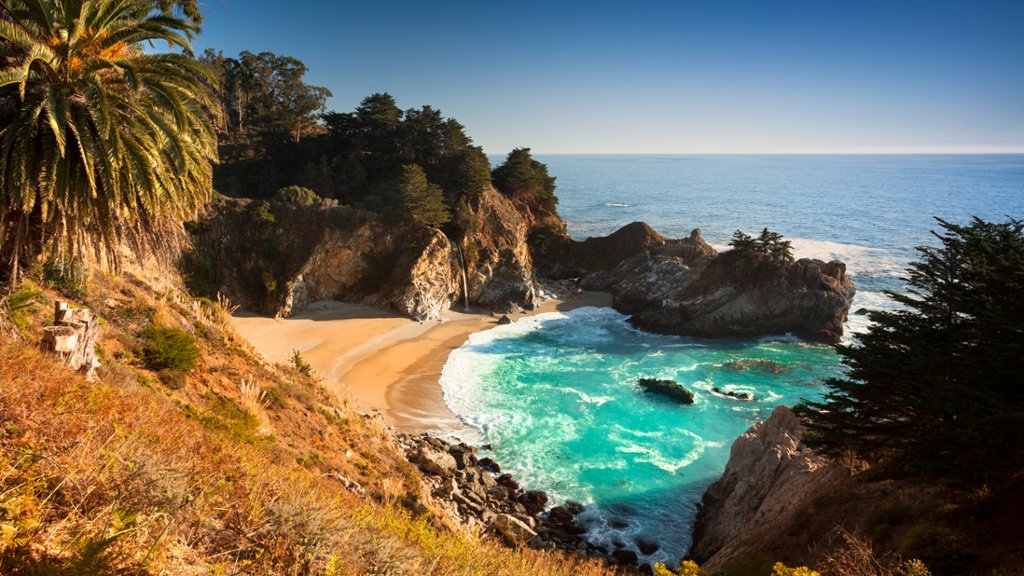 Julia Pfeiffer Burns State Park, CA - desktop wallpaper