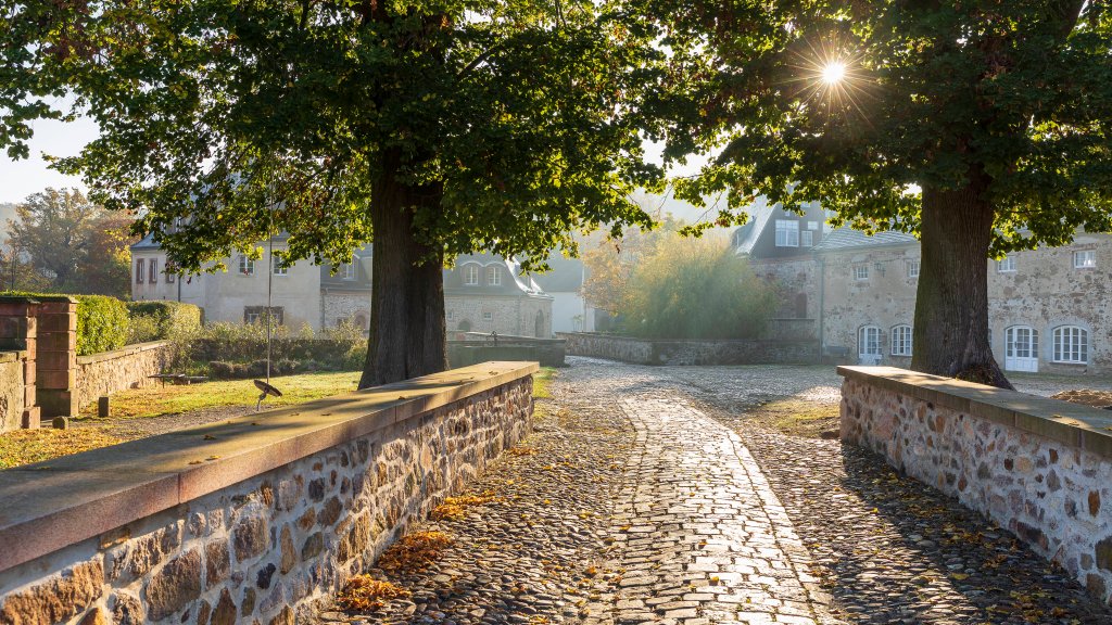 Schlosshof Doben, Grimma, Saxony, Germany - desktop wallpaper