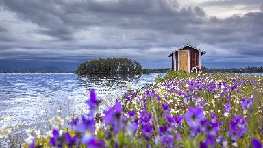Lake Storsjon, Jamtland, Sweden - desktop wallpaper