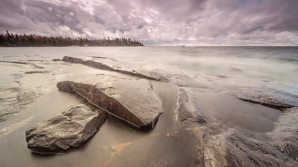 Katherine Cove, Lake Superior Provincial Park, Canada - desktop wallpaper
