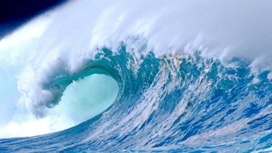 Close up of a Wave, Waimea Bay, Hawaii - desktop wallpaper